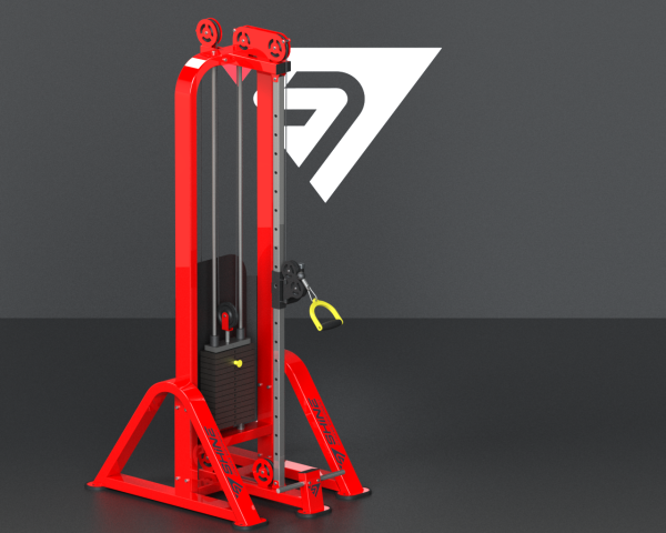 Long Pull Row Dual Pulley Machine by Shine Fitness