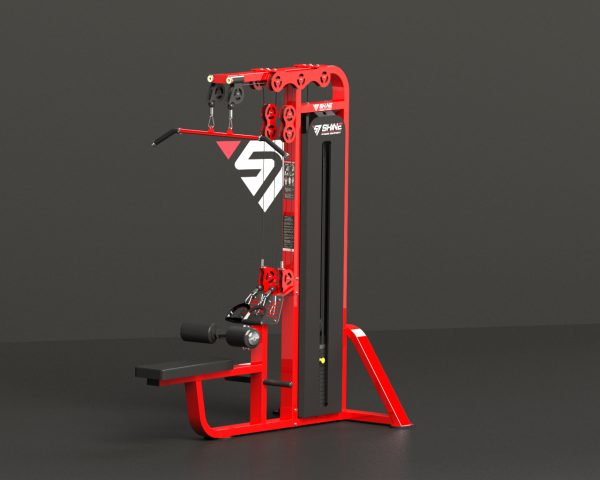 Lat Pull Down With Rowing Double Pulley