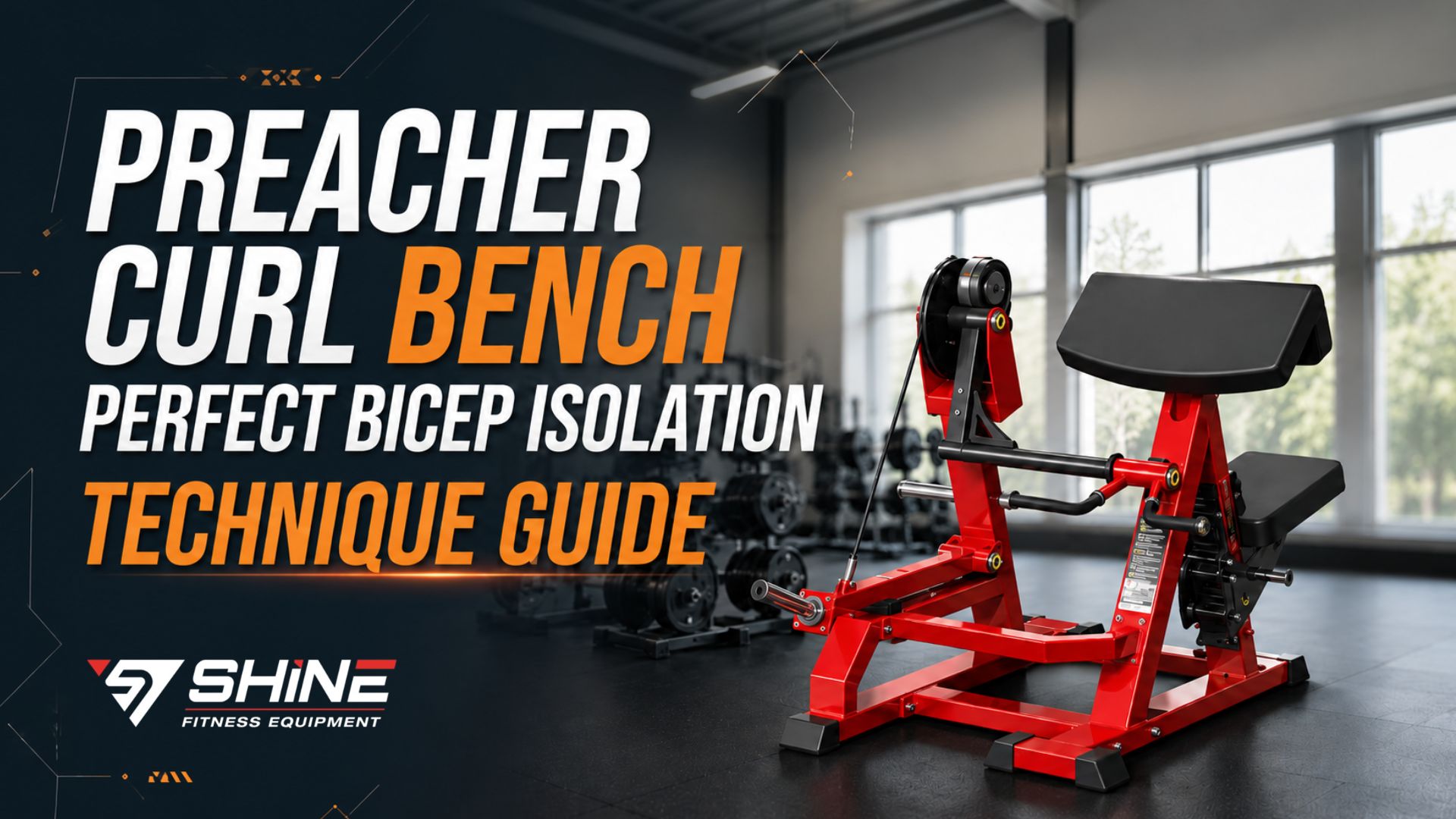 Preacher curl bench