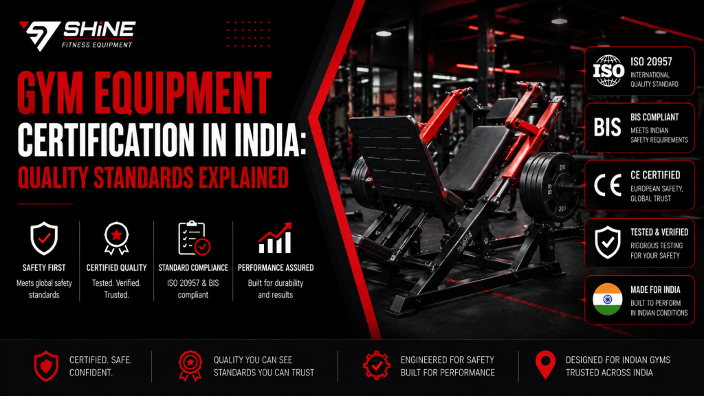Gym Equipment Certification in India Quality Standards Explained