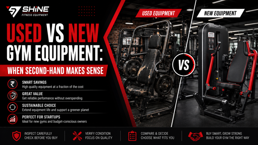 Used vs New Gym Equipment When Second-Hand Makes Sense