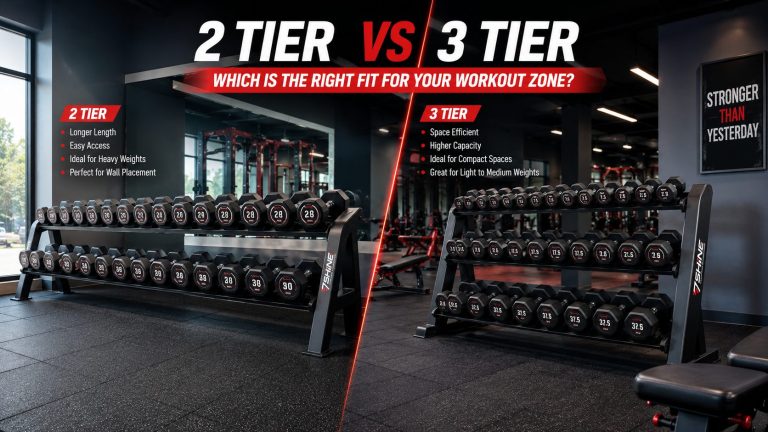 2 tier vs 3 tier dumbbell rack for commercial gyms