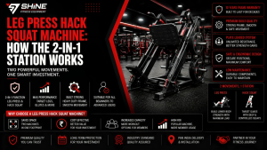 Commercial leg press hack squat machine for gym lower body training