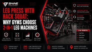 Leg press with hack squat 2-in-1 machine for commercial gym lower-body training